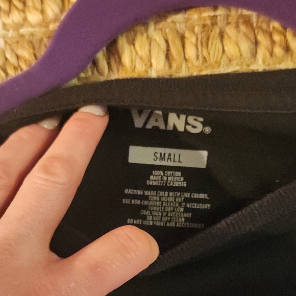Vans Black Long Sleeve Tee - Picture 2 of 5